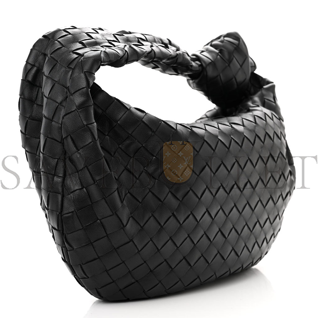 BOTTEGA VENETA NAPPA INTRECCIATO TEEN JODIE HOBO BLACK (37*25*8cm) BOTTEGA VENETA NAPPA INTRECCIATO TEEN JODIE HOBO BLACK (37*25*8cm)